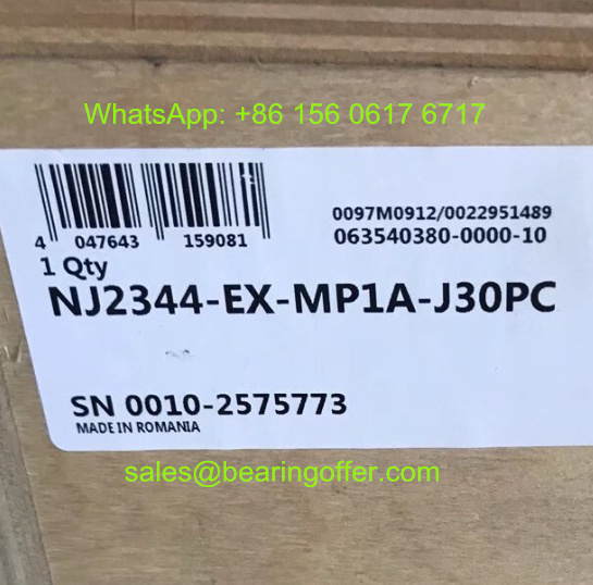 NJ2344-EX-MP1A-J30PC Cylindrical Roller Bearing 220x460x145 Rolling Bearing - Stock for Sale
