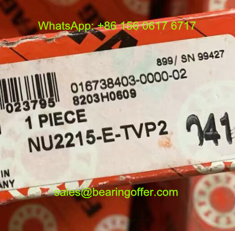 NU2215-E-TVP2 Cylindrical Roller Bearing 75x130x31 Rolling Bearing - Stock for Sale