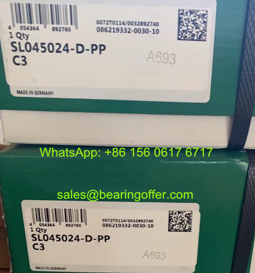 SL045024-D-PP Cylindrical Roller Bearing 120x180x80 Rolling Bearing - Stock for Sale