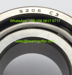 5206 Angular Contact Bearing 30x62x23.8 Ball Bearing 5206C3 - Stock for Sale