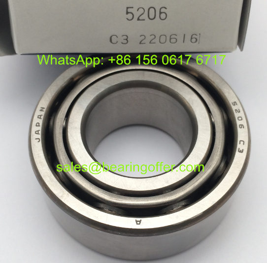 5206 Angular Contact Bearing 30x62x23.8 Ball Bearing 5206C3 - Stock for Sale