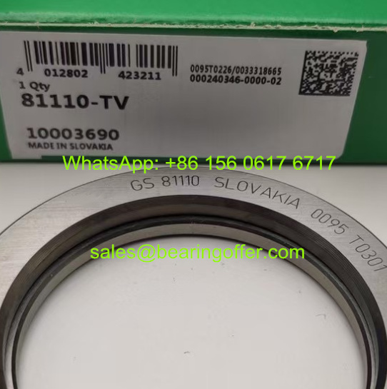 81110-TV Thrust Bearing 50x70x14 Roller Bearing 10003690 - Stock for Sale