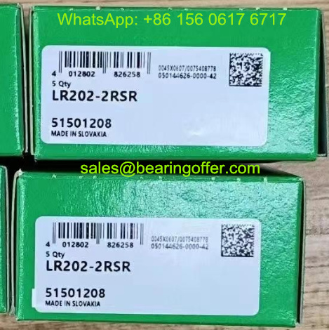 LR202-2RSR Cam Follower Bearing 15x40x11 Ball Bearing 51501208 - Stock for Sale