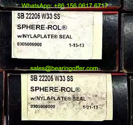 SB22205W33SS Spherical Roller Bearing 25x52x18 Rolling Bearing - Stock for Sale