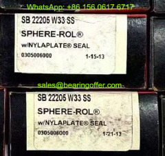 SB22205W33SS Spherical Roller Bearing 25x52x18 Rolling Bearing - Stock for Sale