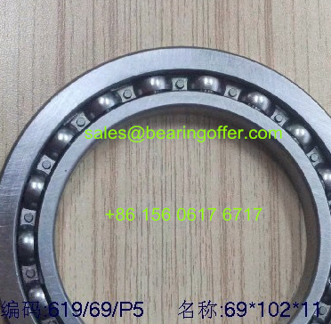 619/69/P5 Automobile Bearing 69x102x11 Ball Bearing 91001-5M4-005 - Stock for Sale