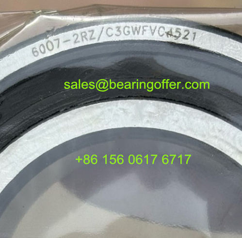 6007-2RZ/C3GWFVC4521 Deep Groove Ball Bearing 35x62x14 Rolling Bearing - Stock for Sale