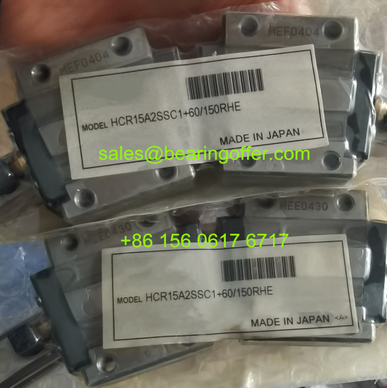 HCR15A2SSC1+60/150RHE Curved Guide Rail with Carriage - Stock for Sale