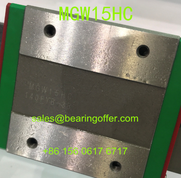 MGW15HC Linear Guide Carriage 12.6x60x73.8 Ball Bearing MGW15H - Stock for Sale
