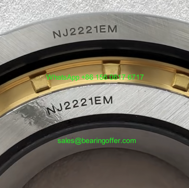 NJ2221EM Cylindrical Roller Bearing 105x190x50 Roller Bearing NJ2221 - Stock for Sale