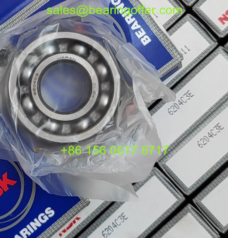 6204C3E Deep Groove Ball Bearing 20*47*14 Rolling Bearing 6204C3 - Stock for Sale