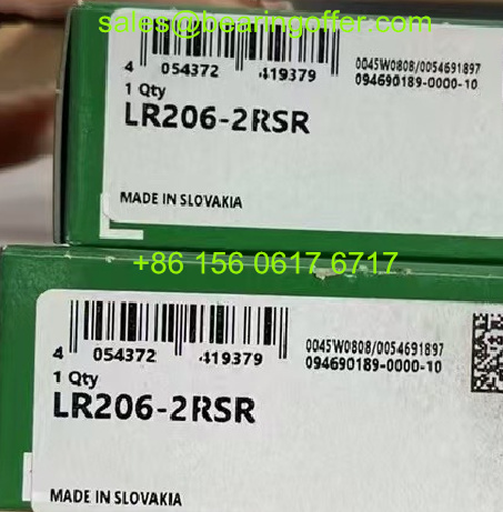 LR206-2RSR Cam Follower Bearing 30x72x16 Ball Bearing LR206 - Stock for Sale