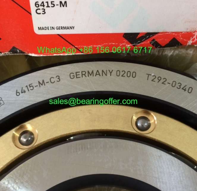 6415-M-C3 Deep Groove Ball Bearing 75x190x45 Rolling Bearing 6415M.C3 - Stock for Sale