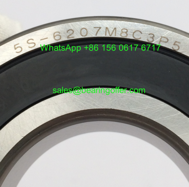 5S-6207M8C3P5 Deep Groove Ball Bearing 35*72*17 Rolling Bearing - Stock for Sale