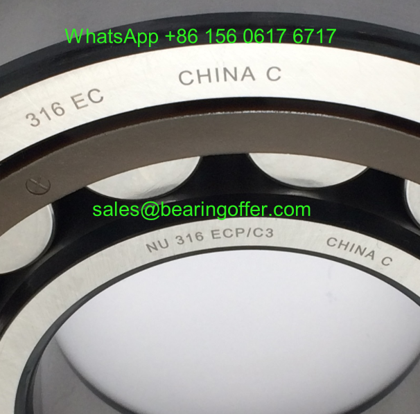 NU316ECP/C3 Cylindrical Roller Bearing 80*170*39 Rolling Bearing NU316ECP - Stock for Sale