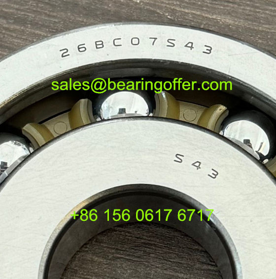 26BC07S43 Gearbox Bearing 26x78.5x19.5 Ball Bearing 268C07S43 - Stock for Sale
