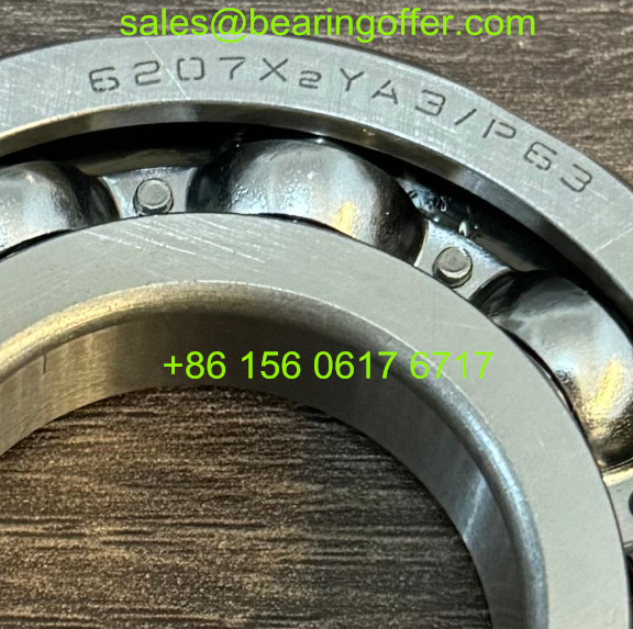 6207X2YA3/P63 Gearbox Bearing 35x72x14 Ball Bearing 6207X2YA3 - Stock for Sale