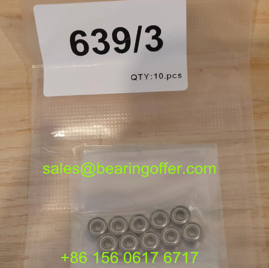639/3 Deep Groove Ball Bearing 3x8x3 Ball Bearing - Stock for Sale