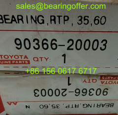 90366-20003 Steering Knuckle Bearing 20*52*16.25 Roller Bearing - Stock for Sale