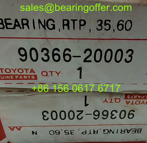 90366-20003 Steering Knuckle Bearing 20*52*16.25 Roller Bearing - Stock for Sale