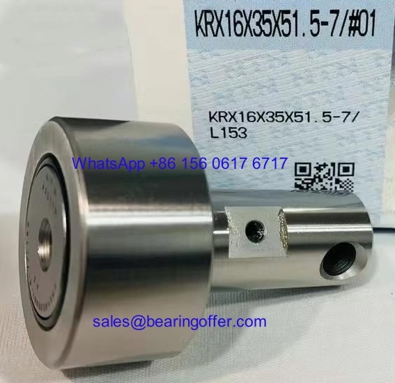 KRX16X35X51.5-7/L153 Cam Follower Bearing 16X35X51.5 Roller Bearing KRX16X35X51.5-7 - Stock for Sale