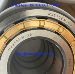 NJ310EM.C3 Cylindrical Roller Bearing 50*110*27 Rolling Bearing NJ310EMC3 - Stock for Sale