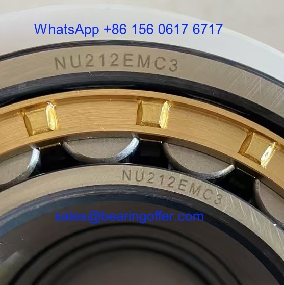 NU212EMC3 Cylindrical Roller Bearing 60*110*22 Rolling Bearing NU212EM - Stock for Sale