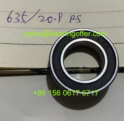 635/20.9RS Deep Groove Ball Bearing 20x35x9 Rolling Bearing 635/20.9-2RS - Stock for Sale