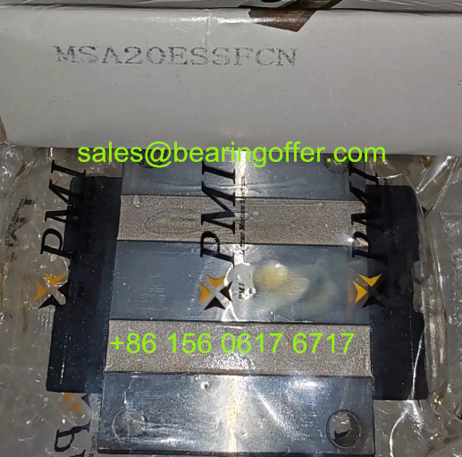 MSA20ESSFCN Linear Rail Carriage 25x63x72.9 Guide Block MSA20ESSFC - Stock for Sale