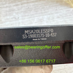 MSA20LESSF0 Linear Rail Carriage 25x63x88.8 Guide Block MSA20LESSF0N - Stock for Sale