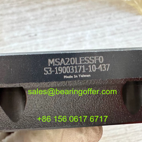 MSA20LESSF0 Linear Rail Carriage 25x63x88.8 Guide Block MSA20LESSF0N - Stock for Sale