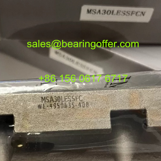 MSA30LESSFC Linear Guide Carriage 34x90x119.2 Guide Block MSA30LESSFCN - Stock for Sale