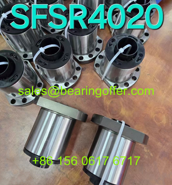 SFSR4020 Ball Screw Nut 38x63x82 Ball Bearing SFS04020-2.8 - Stock for Sale