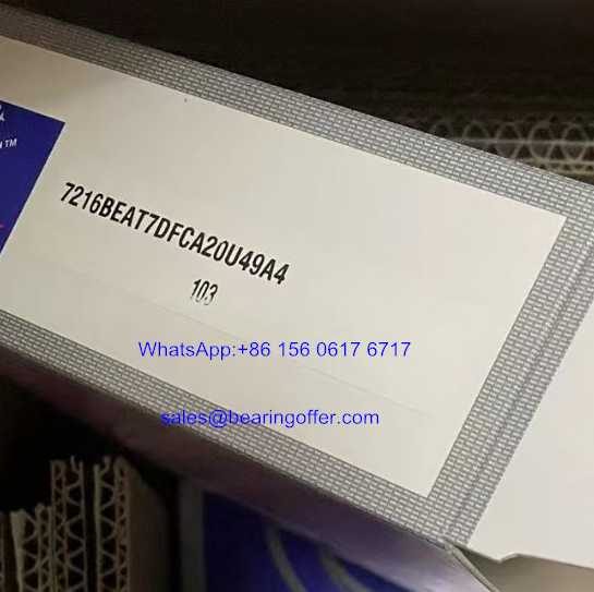 7216BEAT7DFCA20U49A4 Angular Contact Ball Bearing 80x140x26 Rolling Bearing - Stock for Sale