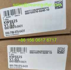 KWSE25-V1-G3 Linear Carriage 36x70x81.8 Runner Block KWSE25 V1 - Stock for Sale