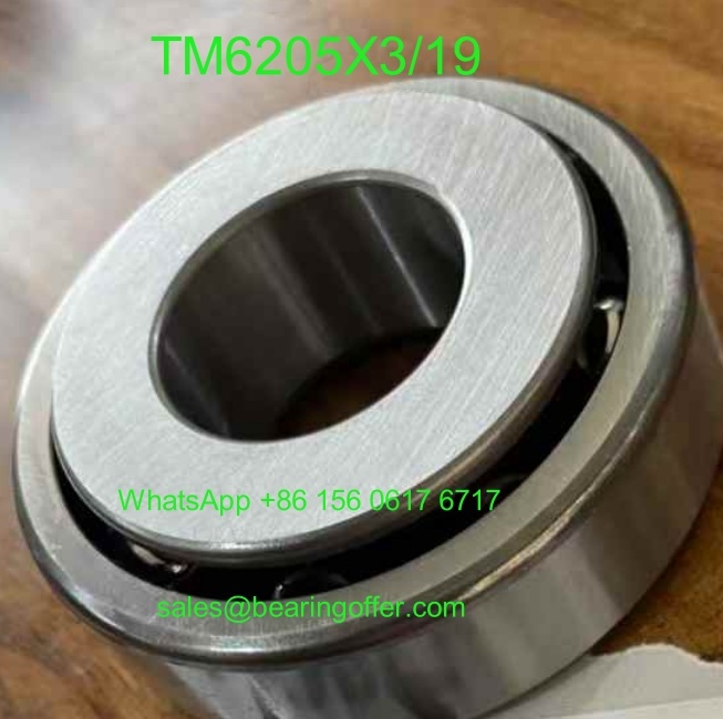 TM6205X3/19 Gearbox Bearing 25x58x19.9 Ball Bearing 6205X3/19 - Stock for Sale
