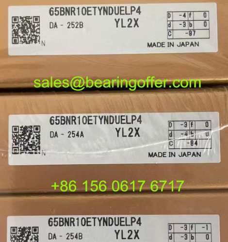 65BNR10ETYNDUELP4 Spindle Bearing 65*100*18 Ball Bearing 65BNR10EDUELP4 - Stock for Sale