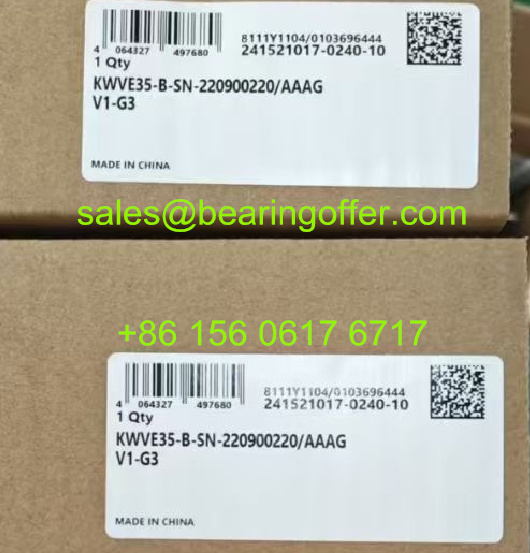 KWVE35-B-SN-220900220/AAAG-V1-G3 Linear Carriage 34x70x112 Runner Block - Stock for Sale