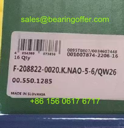 F-208822-0020.K.NAO-5-6/QW26 Printing Machine Bearing 111.3*119.8*39.8 Roller Bearing - Stock for Sale