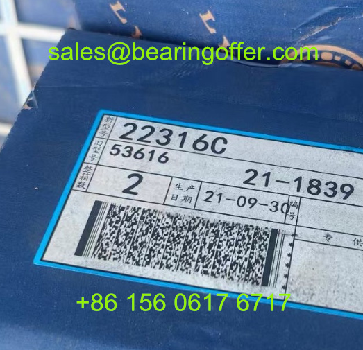22316C Spherical Roller Bearing 21-1839 Rolling Bearing 53616 - Stock for Sale
