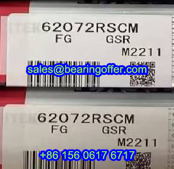62072RSCM Deep Groove Ball Bearing 35*72*17 Rolling Bearing 6207-2RS - Stock for Sale