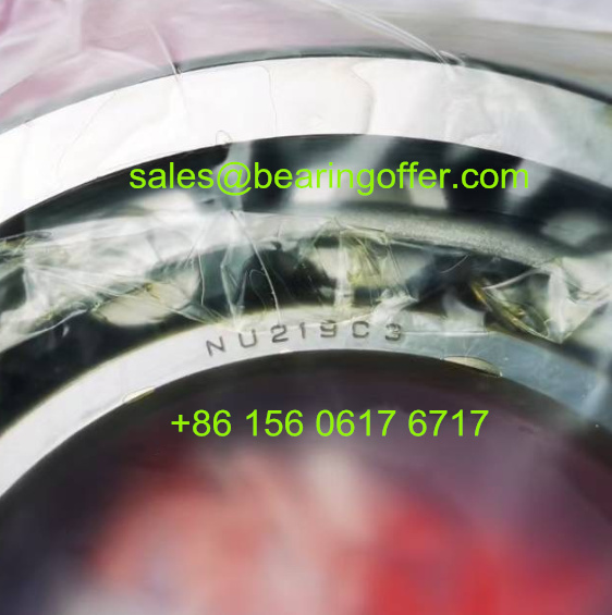 NU219C3 Cylindrical Roller Bearing 95x170x32 Rolling Bearing NU219 - Stock for Sale