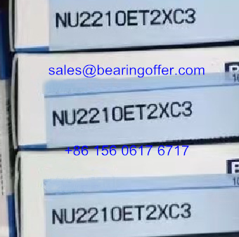 NU2210ET2XC3 Cylindrical Roller Bearing 50x90x23 Rolling Bearing NU2210ET2X - Stock for Sale