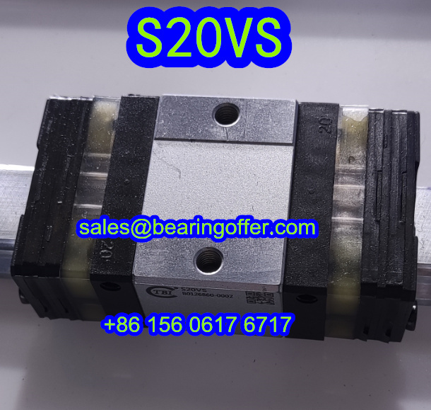 S20VS Linear Rail Carriage 23.4x42x49.4 Guide Block TRS20VS - Stock for Sale