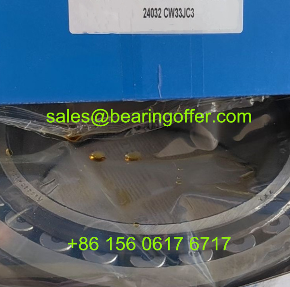 24032CW33JC3 Spherical Roller Bearing 160x240x80 Rolling Bearing - Stock for Sale
