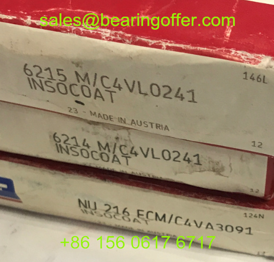 6214M/C4VL0241 Insocoat Bearing 70x125x24 Ball Bearing - Stock for Sale