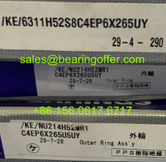 NU214H52MR1C4EP6X265U5UY Cylindrical Roller Bearing NU214 Rolling Bearing - Stock for Sale