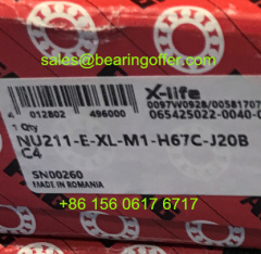 NU211-E-XL-M1-H67C-J20B-C4 Insulated Bearing 55x100x21 Roller Bearing - Stock for Sale