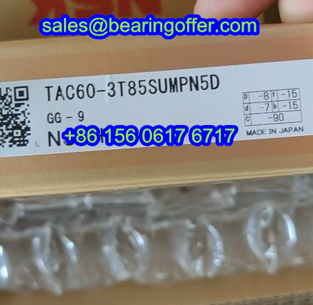 TAC60-3T85SUMPN5D Ball Screw Support Bearing 60x170x39 Ball Bearing - Stock for Sale