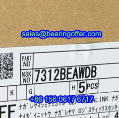 7312BEAWDB Angular Contact Bearing 60x130x31 Ball Bearing - Stock for Sale